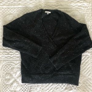 Madewell wool wrap sweater